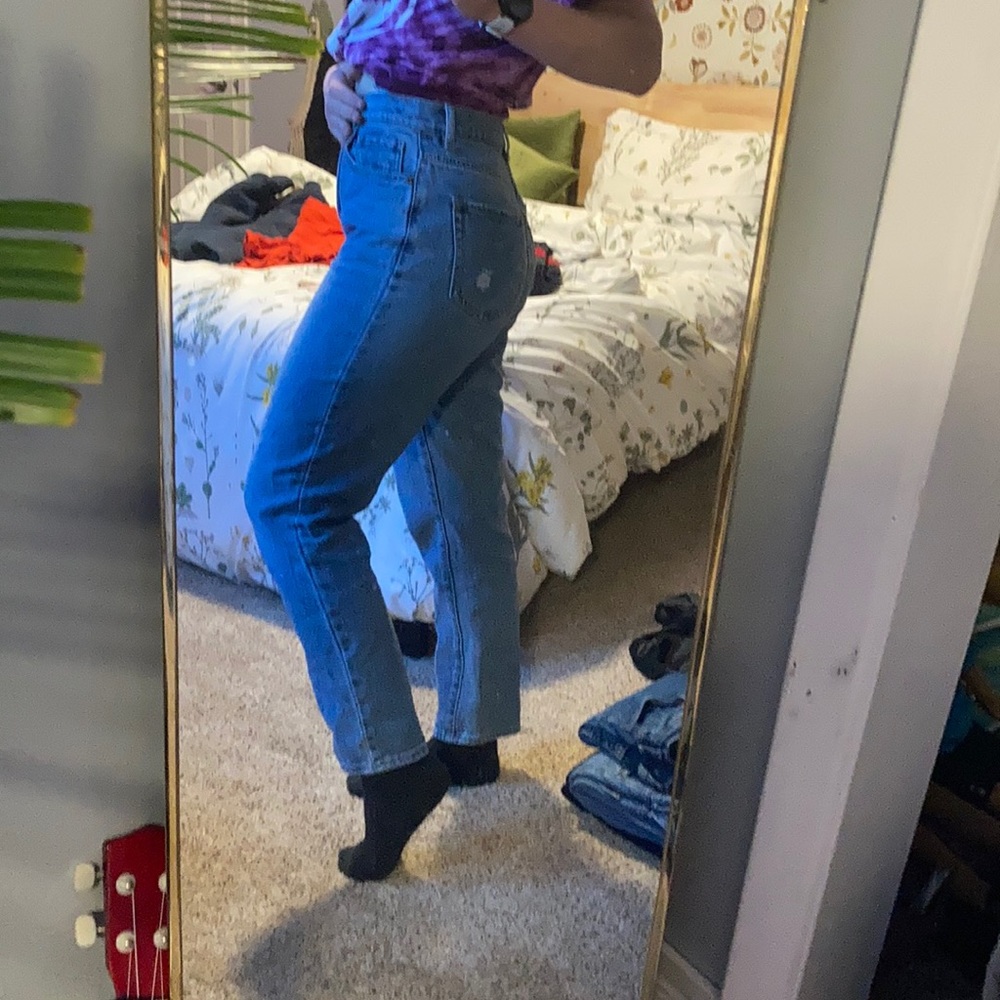 pacsun high rise straight leg jeans 🎏